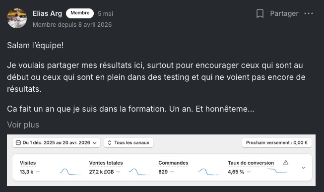 Résultat membre ECC