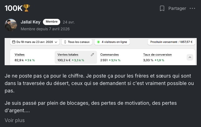 Résultat membre ECC