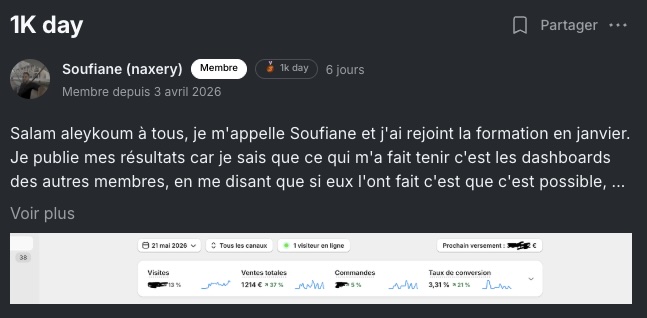 Résultat membre ECC