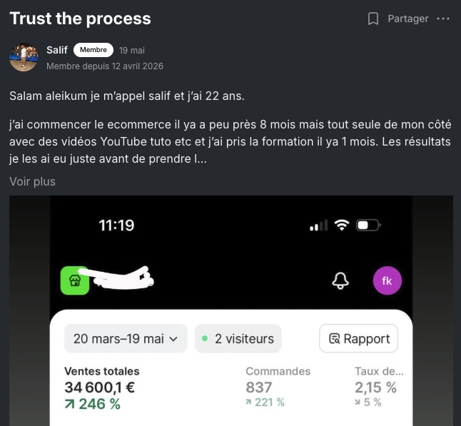 Résultat membre ECC